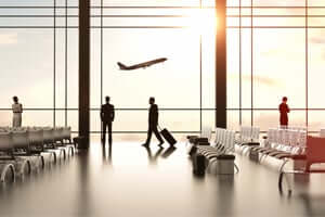 Taxi Bloemendaal luchthavenvervoer Klant neemt luchthaven taxi door Taxi Bloemendaal