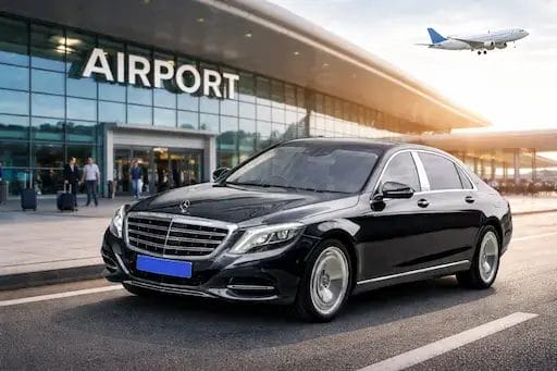 Luchthavenvervoer per taxi van Haarlem naar Schiphol. 